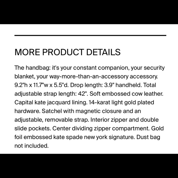 Kate Spade Larchmont Avenue Cityscape Pebbled Leather Satchel - new with tags - Picture 6 of 7